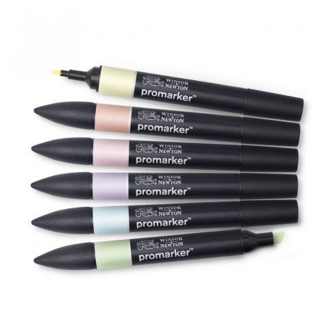 Zestaw Promarkerów Winsor&Newton, 6szt Pastel Tones - 2